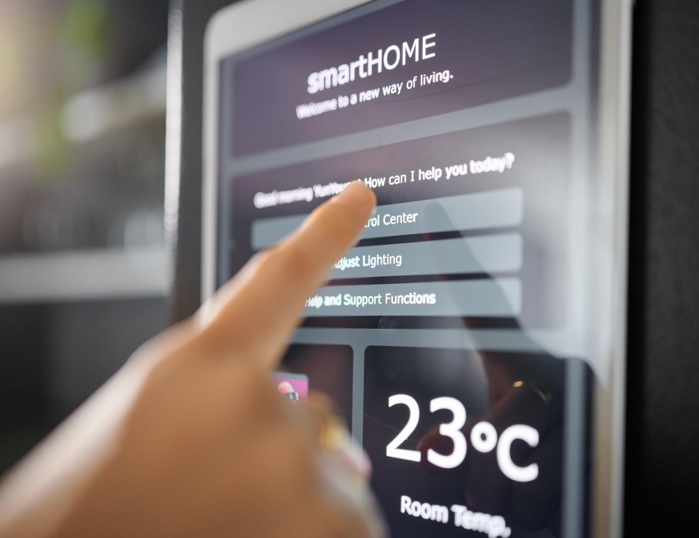 smart home centraal bedieningspaneel domotica